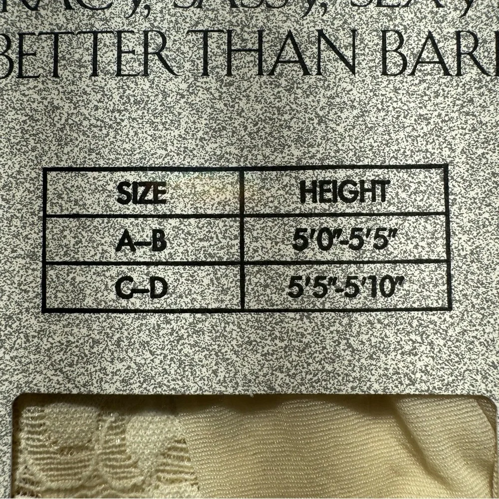 Berkshire Kicks Silky Sheet Lace Top Stockings - Ivory Size A-B‎